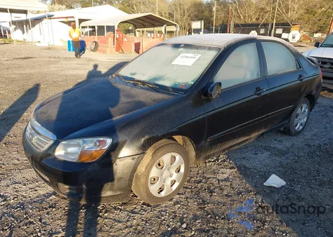 2008 Kia Spectra Ex from USA, damaged, VIN KNAFE121085498610